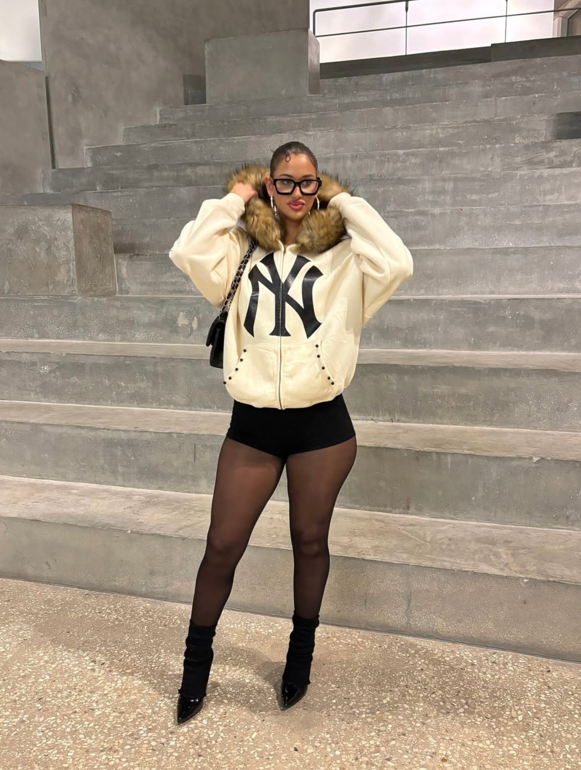 Customizable Fur Zip Up