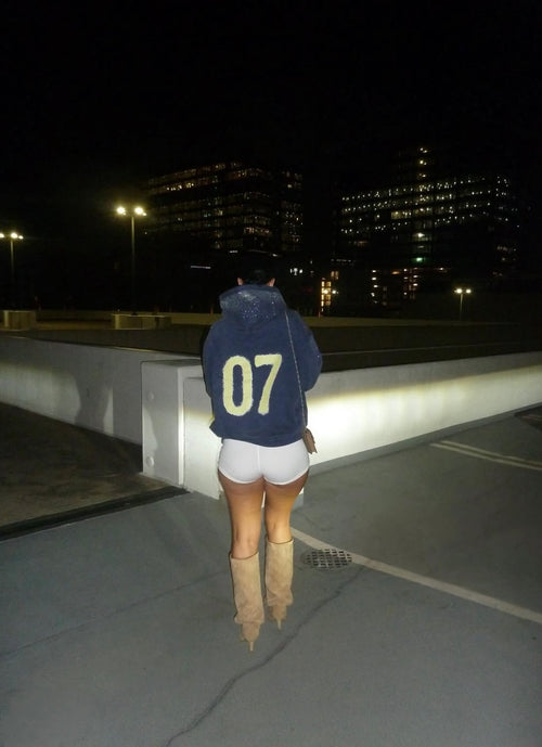 Customizable Rhinestone Team Hoodie